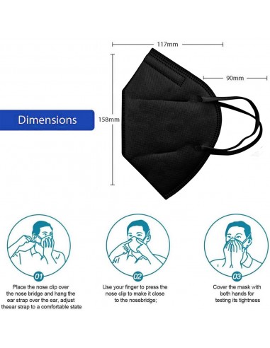 25 Masque FFP2 NR - Norme CE EN149 - Masque De Protection Respiratoire